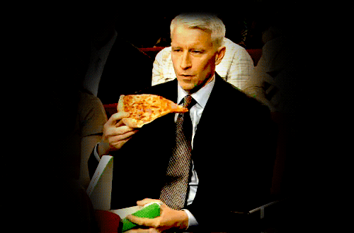 Nibble that pizza, Anderson