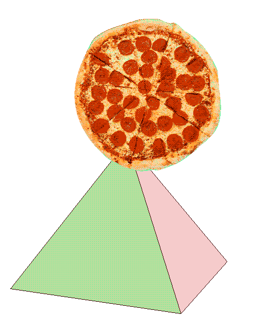 Illuminati Pizza Pyramid